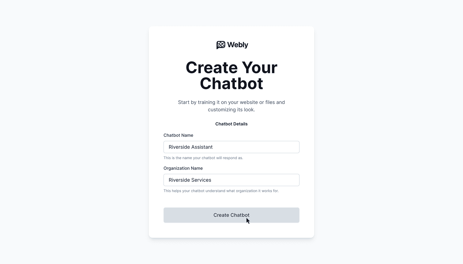 Create Your Chatbot